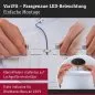 Preview: Paulmann 93034 LED Einbaupanel Areo VariFit IP44 rund 175mm 13W 3.000K Chrom matt