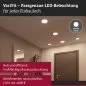 Preview: Paulmann 93035 LED Einbaupanel Areo VariFit IP44 rund 118mm 6,5W 4.000K Weiß