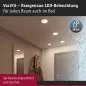 Preview: Paulmann 93037 LED Einbaupanel Areo VariFit IP44 rund 118mm 6,5W 4.000K Chrom matt
