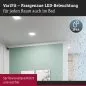 Preview: Paulmann 93065 LED Einbaupanel Veluna VariFit IP44 3-Stufen-dimmbar eckig 185x185mm 17,5W 4000K Satin