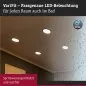 Preview: Paulmann 93102 VariFit LED Einbaupanel Dim to Warm Areo IP44 rund 230mm 3 Step Dim to warm Schwarz dimmbar