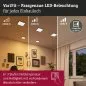 Preview: Paulmann 93101 VariFit LED Einbaupanel Dim to Warm Areo IP44 eckig 175x175mm 3 Step Dim to warm Schwarz dimmbar