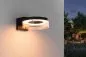 Preview: Paulmann 93113 LED Außenwandleuchte Smart Home Zigbee 3.0 Capea Bewegungsmelder insektenfreundlich IP44 231mm Tunable Warm 12,5W 800lm 230V Anthrazit