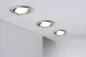 Preview: Paulmann 93399 Einbauleuchte LED Base rund max. 10x10W GU10 Eisen gebürstet