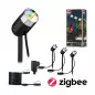 Preview: Paulmann 94284 Plug & Shine ZigBee Basisset RGBW Spot Pike 3x4W 24V 40° Anthrazit