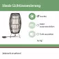 Preview: Paulmann 94319 Plug & Shine Lichtobjekt Basket IP44 3.000K 7,8W 24V Anthrazit 40x20cm