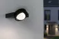 Preview: Paulmann 94406 Outdoor Wandleuchte Swivea Anthrazit IP44 8W 230V Warmweiß mit kardanisch 360° beweglichem Lichtkopf