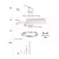 Preview: Paulmann 94448 CorDuo Seilsystem Sheela Basisset GU5,3 max. 5x10W 230/12V Chrom matt