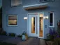 Preview: Paulmann 94508 LED Hausnummernleuchte Smart Home Zigbee Sheera Dämmerungssensor insektenfreundlich IP44 RGBW+ 6,5W 430lm Anthrazit