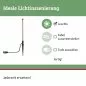 Preview: Paulmann 94530 Plug & Shine Pollerleuchte Lichtstab 360mm IP44 5,5W 3.000K Anthrazit
