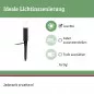 Preview: Paulmann 94533 Plug & Shine Pollerleuchte Flarea 200mm IP65 3,6W 3.000K Anthrazit