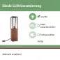 Preview: Paulmann 94674 Plug & Shine Pollerleuchte Venea 60cm IP44 1900K 2W Holz