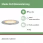 Preview: Paulmann 94721 Plug & Shine LED Bodeneinbauleuchte Floor Einzelleuchte IP67 2200K 2W Silber