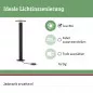 Preview: Paulmann 94723 Plug & Shine LED Pollerleuchte Plate Einzelleuchte IP44 2200K 7W Anthrazit