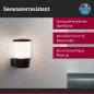Preview: Paulmann 94740 LED Außenwandleuchte Bako seewasserresistent IP44 110x140mm max. 20W 230V Anthrazit Alu