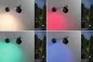 Preview: Paulmann 94773 LED Außenwandleuchte Smart Home Zigbee Kikolo RGBW IP65 90mm RGBW+ 6,2W 440lm 230V Anthrazit