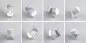 Preview: Paulmann 94832 LED Außenwandleuchte Cuff Bewegungsmelder IP44 76x217mm 3000K 10W 700lm 230V 70° Weiß Aluminium