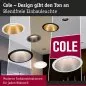 Preview: Paulmann 94869 LED Einbauleuchte 3-Step-Dim Cole Coin Basisset 3er-Set IP44 rund 88mm 3x6W 3x470lm 230V 2700K Schwarz