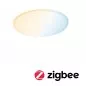 Preview: Paulmann 95386 LED Einbaupanel Veluna VariFit Zigbee Tunable White 185mm IP44 Deckenmontage 15W inkl. Leuchtmittel