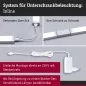 Preview: Paulmann 98615 LED Unterschrankleuchte Inline Erweiterungsset 2x4W 350x26mm 2x350lm Tunable White 24V Weiß matt