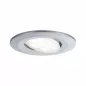 Preview: Paulmann 99929 HomeSpa LED Einbauleuchte Calla Basisset schwenkbar IP65 rund 90mm 30° 3x6W 3x530lm 230V 4000K Chrom matt