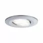 Preview: Paulmann 99928 HomeSpa LED Einbauleuchte Calla schwenkbar IP65 rund 90mm 30° 6W 530lm 230V 4000K Chrom matt