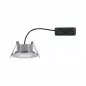 Preview: Paulmann 99928 HomeSpa LED Einbauleuchte Calla schwenkbar IP65 rund 90mm 30° 6W 530lm 230V 4000K Chrom matt