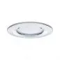 Preview: Paulmann 93463 LED Einbauleuchte Nova Coin Basisset starr IP44 rund 78mm Coin 3x6W 3x470lm 230V 2700K Chrom