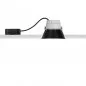 Preview: Paulmann 93401 Einbauleuchte LED Cole 6,5W Weiß/Schwarz matt 3-Stufen-dimmbar 2700K Warmweiß
