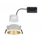 Preview: Paulmann 93405 Einbauleuchte LED Cole 6,5W Weiß/Gold matt 3-Stufen-dimmbar 2700K Warmweiß