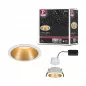 Preview: Paulmann 93405 Einbauleuchte LED Cole 6,5W Weiß/Gold matt 3-Stufen-dimmbar 2700K Warmweiß