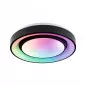 Preview: Paulmann 70544 LED Deckenleuchte Rainbow mit Regenbogeneffekt RGBW 2650lm 230V 22W Schwarz/Weiß