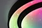 Preview: Paulmann 70545 LED Deckenleuchte Rainbow mit Regenbogeneffekt RGBW 4750lm 230V 38,5W Schwarz/Weiß