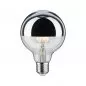 Preview: Paulmann 28672 LED Globe 4,8 Watt E27 Kopfspiegel Silber Warmweiß
