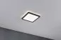 Preview: Paulmann 71014 LED Panel Atria Shine eckig 190x190mm 4000K Schwarz