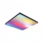 Preview: Paulmann 79908 LED Panel Velora Rainbow dynamicRGBW eckig 450x450mm RGBW Schwarz