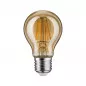 Preview: Paulmann 28715 LED Standardform 6,5 Watt E27 Gold Goldlicht