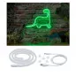 Preview: Paulmann 70563 Neon Colorflex USB Strip Green 1m 4,5W 5V Grün/Weiß Kunststoff