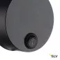 Preview: SLV Dio Flex Plate QPAR51 Wandaufbauleuchte schwarz
