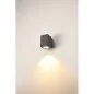 Preview: SLV Enola Square M single LED Wandaufbauleuchte anthrazit 3000K/4000K