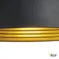 Preview: SLV Forchini M Pendelleuchte für Hochvolt-Stromschiene 1Phasen E27 schwarz gold 1-Phasen-Adapter silbergrau