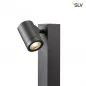 Preview: SLV Helia Double Pole LED Outdoor Stehleuchte anthrazit IP55 3000K