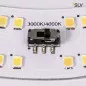 Preview: SLV Lipsy 30 Drum Wand- und Deckenaufbauleuchte weiß IP44 3000/4000K LED 15W