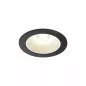 Preview: SLV Numinos DL S Deckeneinbauleuchte LED 8,6W 790lm 4000K 55° inkl. Blattfedern schwarz / weiß
