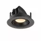 Preview: SLV Numinos Gimble XS LED Deckeneinbauleuchte 7W 640lm 2700K 20° dreh- und schwenkbar schwarz/schwarz