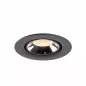 Preview: SLV Numinos Gimble XS LED Deckeneinbauleuchte 7W 670lm 2700K 55° dreh- und schwenkbar schwarz/chrom