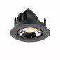 Preview: SLV Numinos Gimble XS LED Deckeneinbauleuchte 7W 670lm 2700K 55° dreh- und schwenkbar schwarz/chrom