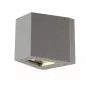 Preview: SLV Out Beam Wandleuchte LED 3000K Beam up/Flood down silbergrau IP44