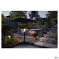 Preview: SLV Ovalisk 100 Outdoor LED Stehleuchte 9W anthrazit CCT switch 3000/4000K