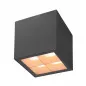 Preview: SLV S-Cube Deckenaufbauleuchte IP65 2700/3000K 15W PHASE 80° anthrazit